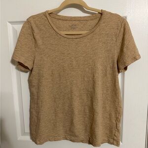 J. Crew Tan Short Sleeve Women's Tee
